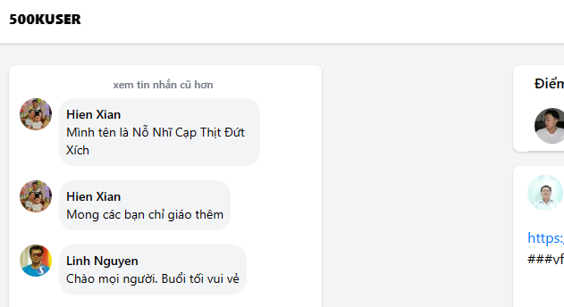 dịch vụ 500kuser